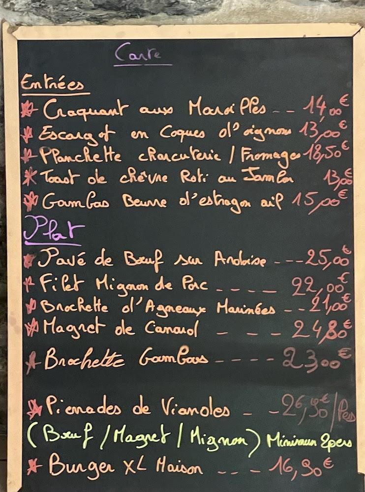 LE JARDIN DES PÊCHEURS - Menu Image 1